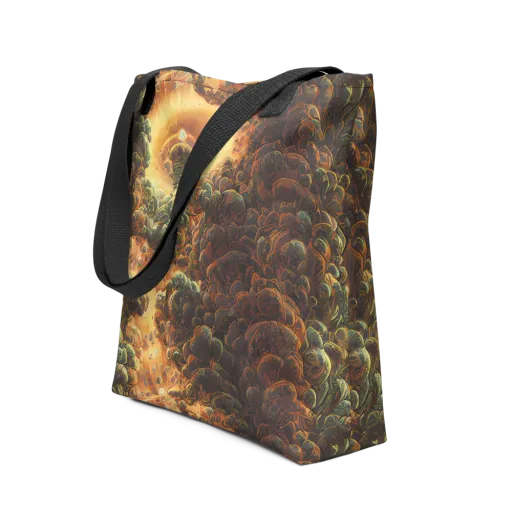 Volcanic Cascade on a Tote Bag