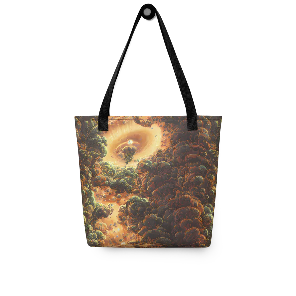 Volcanic Cascade on Tote Bag — Front