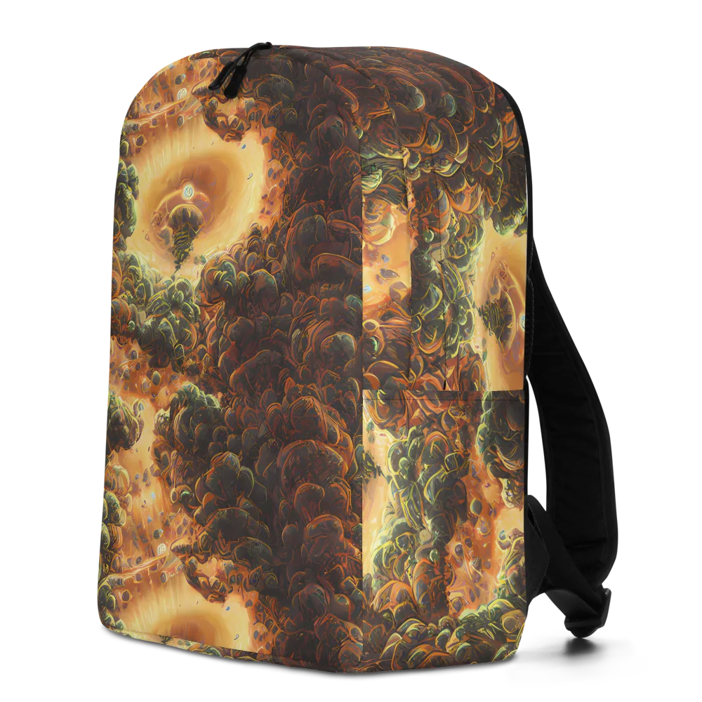 Volcanic Cascade on Minimalist Backpack — Left
