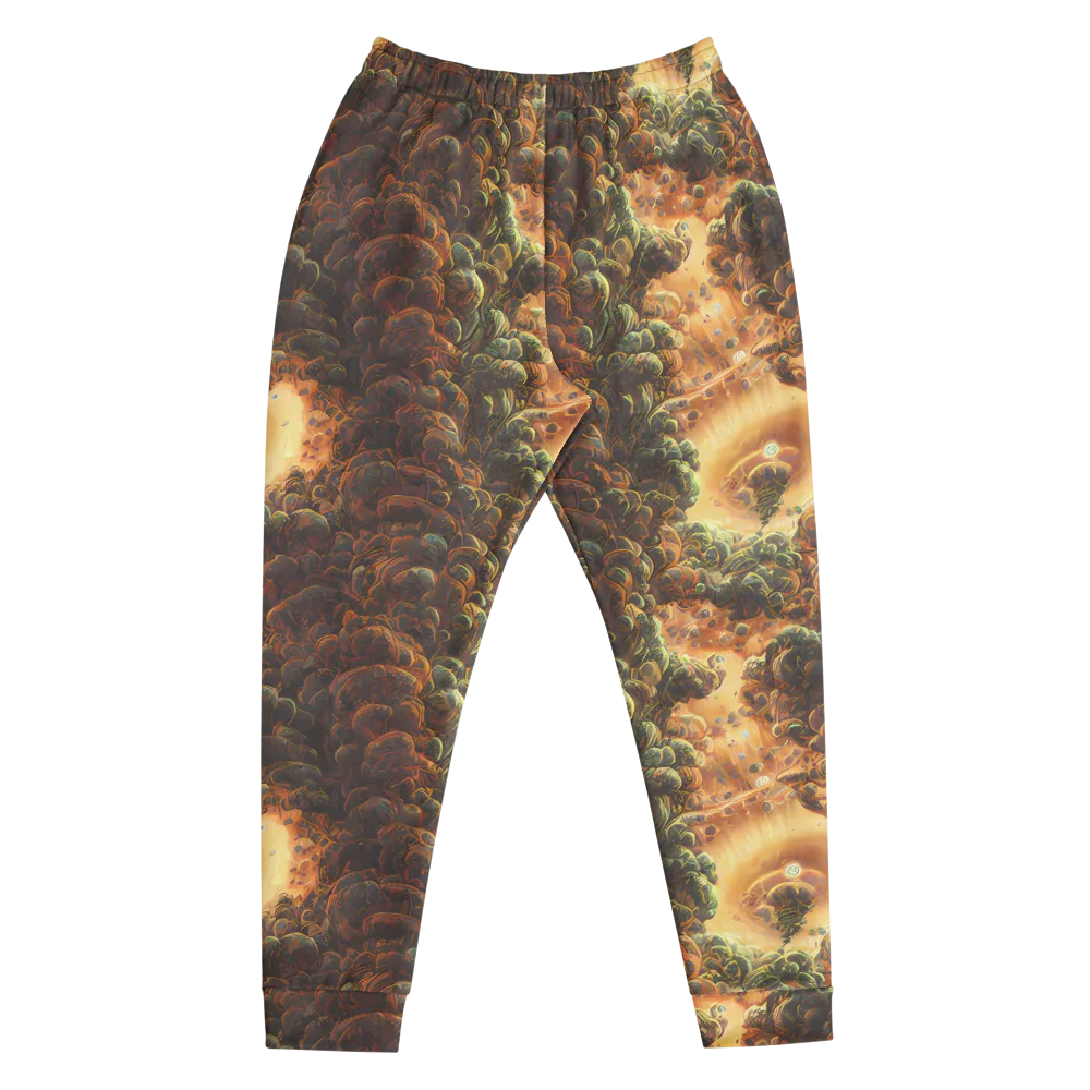 Volcanic Cascade on Men's Joggers — Front