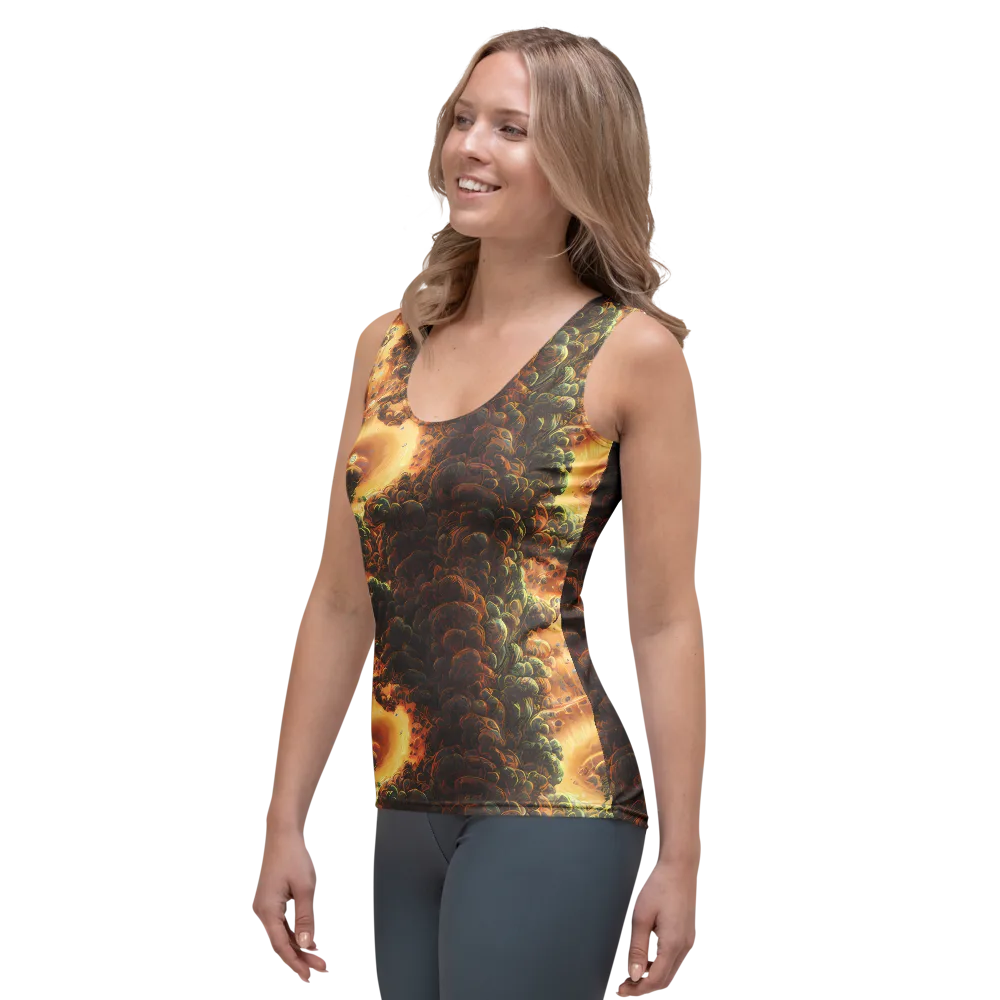 Volcanic Cascade on Women's Tank Top — Left Front