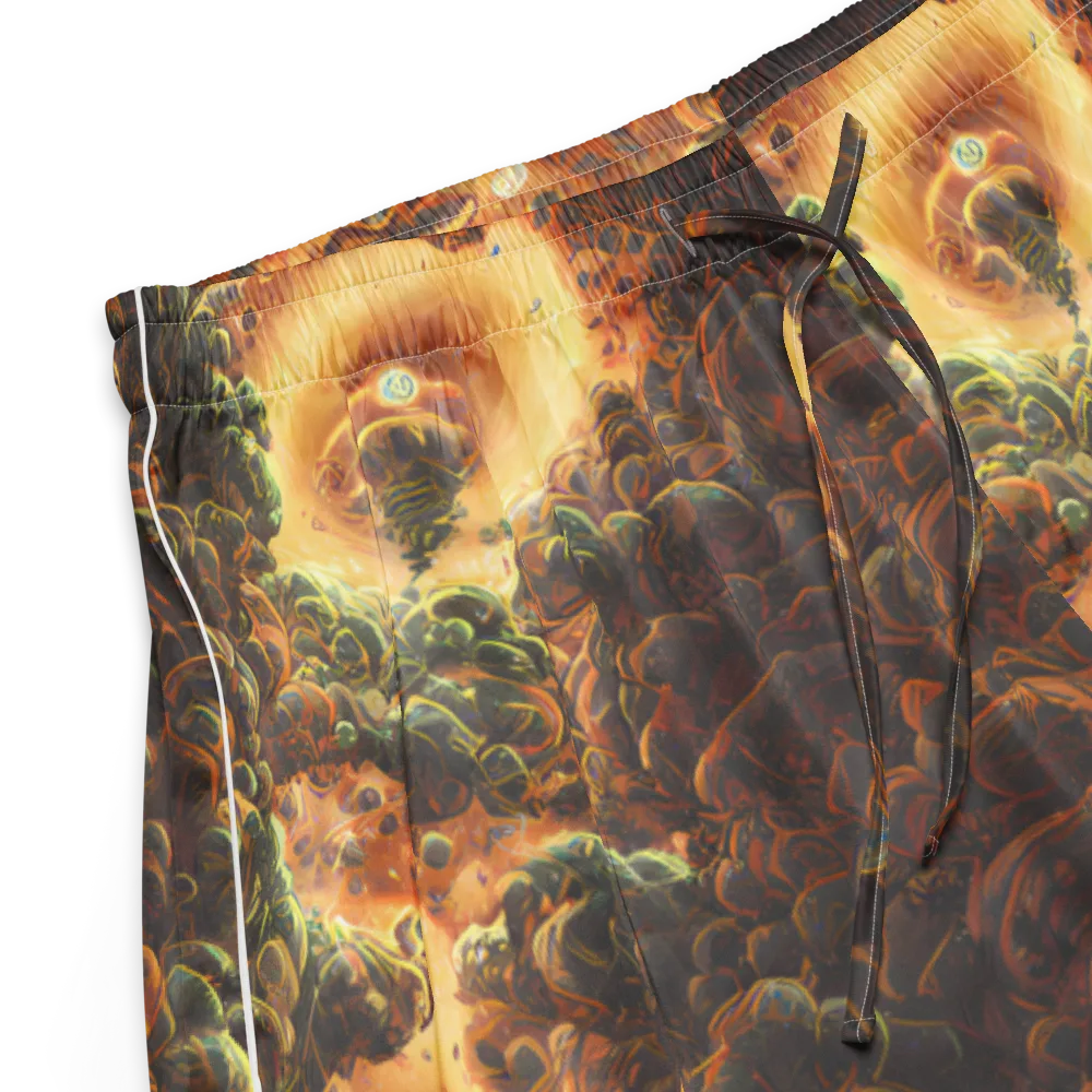 Volcanic Cascade on Women's Pajama Shorts — Product details