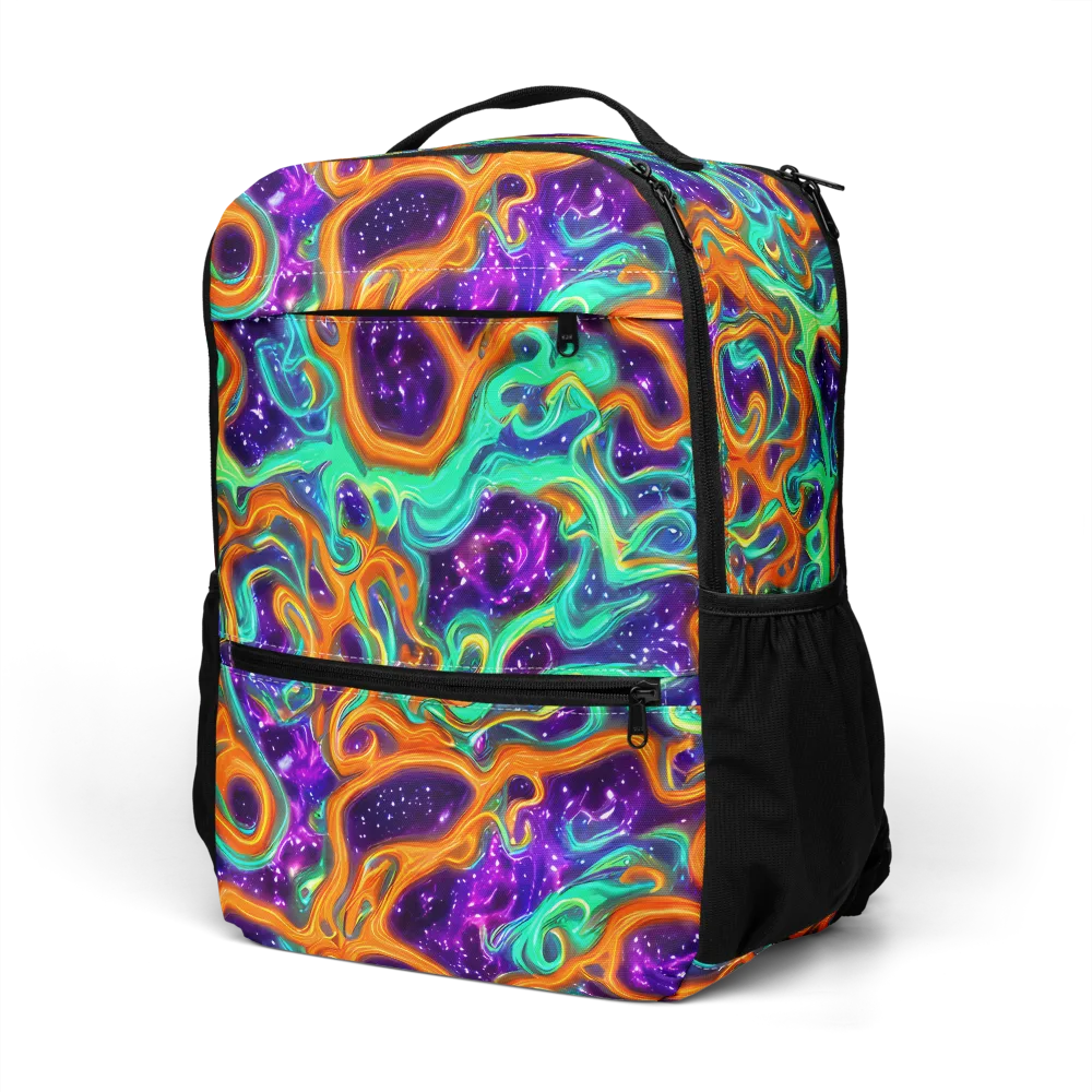 Stellar Lava on Utility Backpack — Left Front