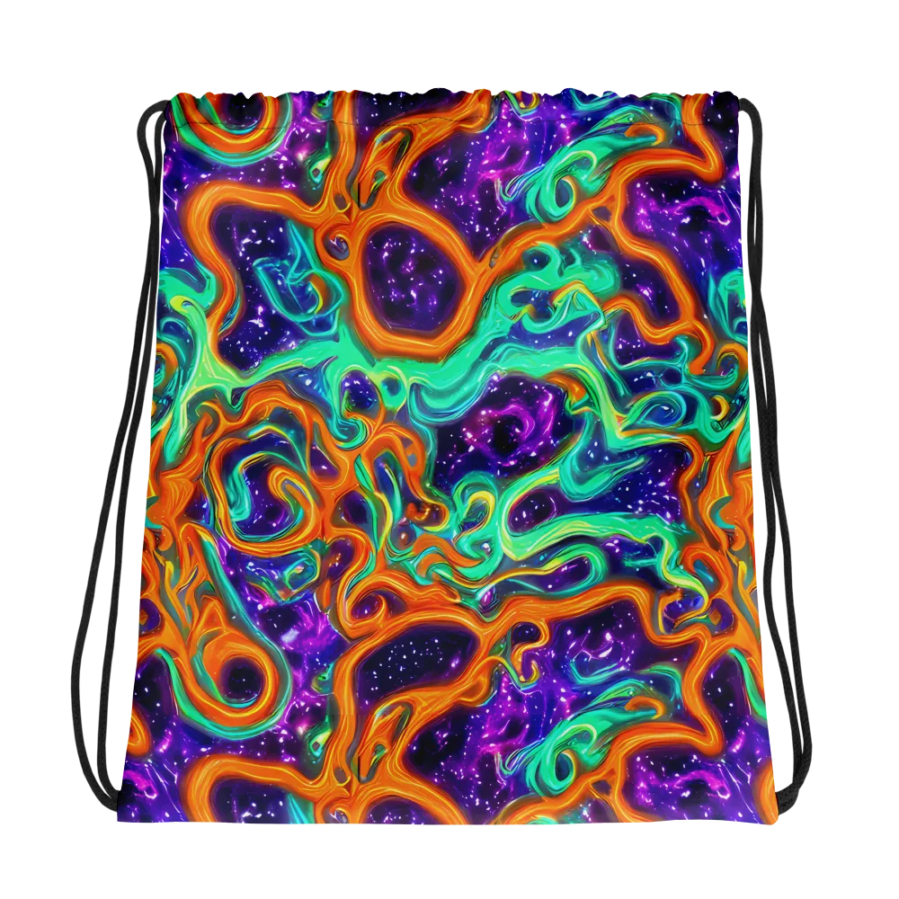 Stellar Lava on Drawstring Bag — Photo