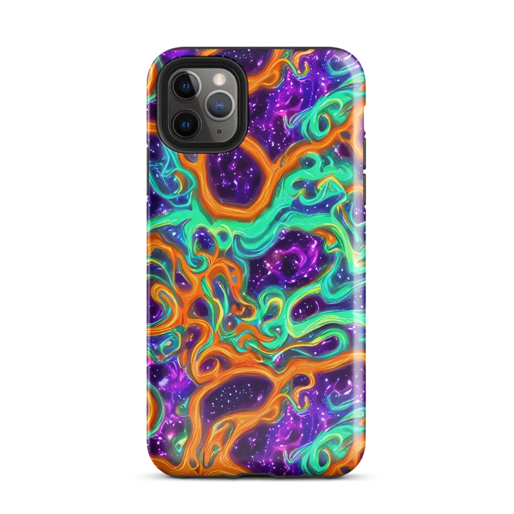 Stellar Lava on Tough Case for iPhone® — Front