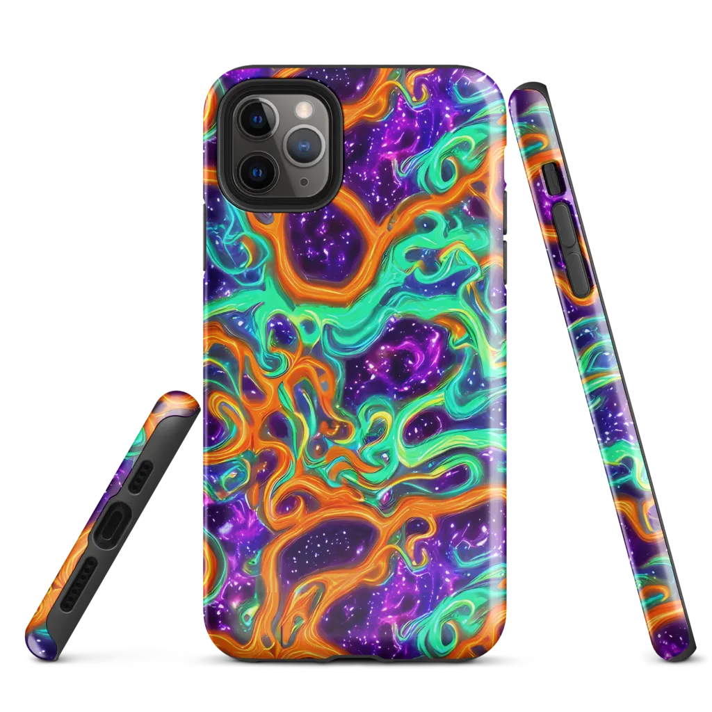 Stellar Lava on Tough Case for iPhone® — Front