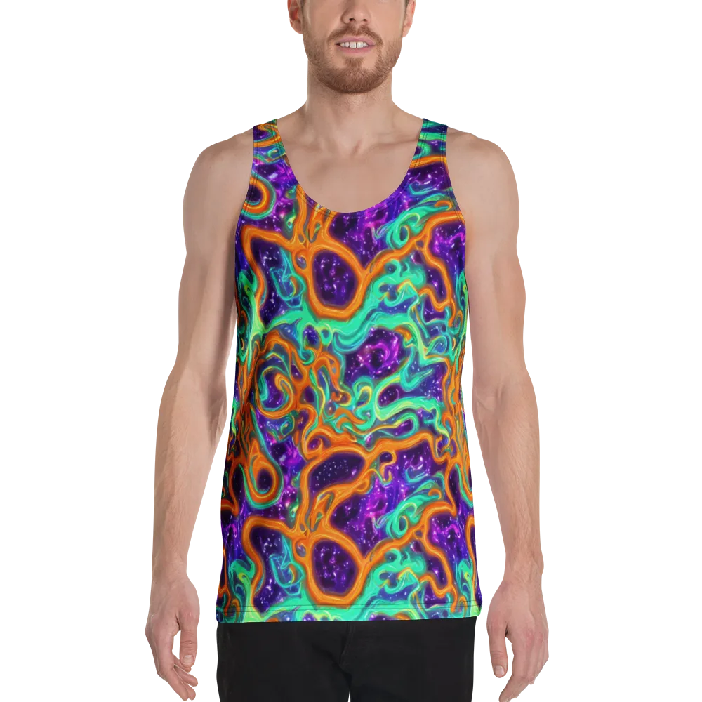 Stellar Lava on Men's Tank Top — Front