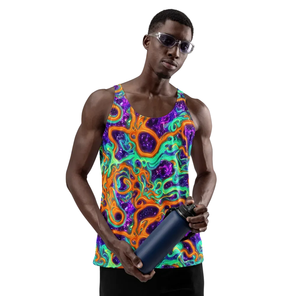 Stellar Lava on Men's Tank Top — Front