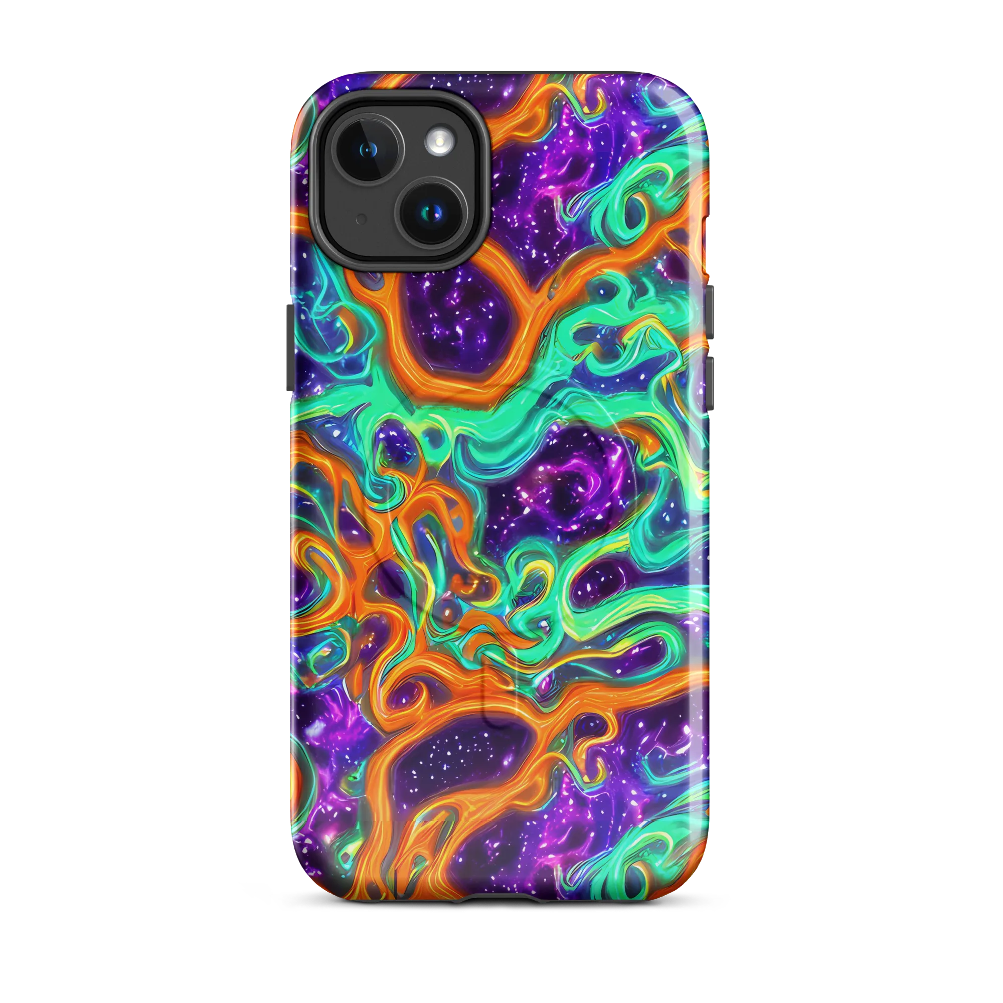 Stellar Lava on MagSafe Tough Case for iPhone® — Front