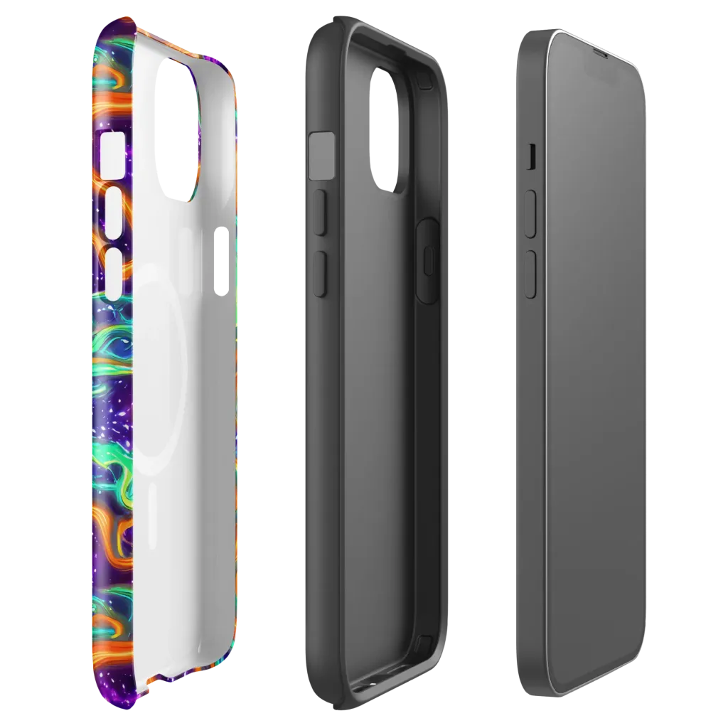 Stellar Lava on MagSafe Tough Case for iPhone® — Front
