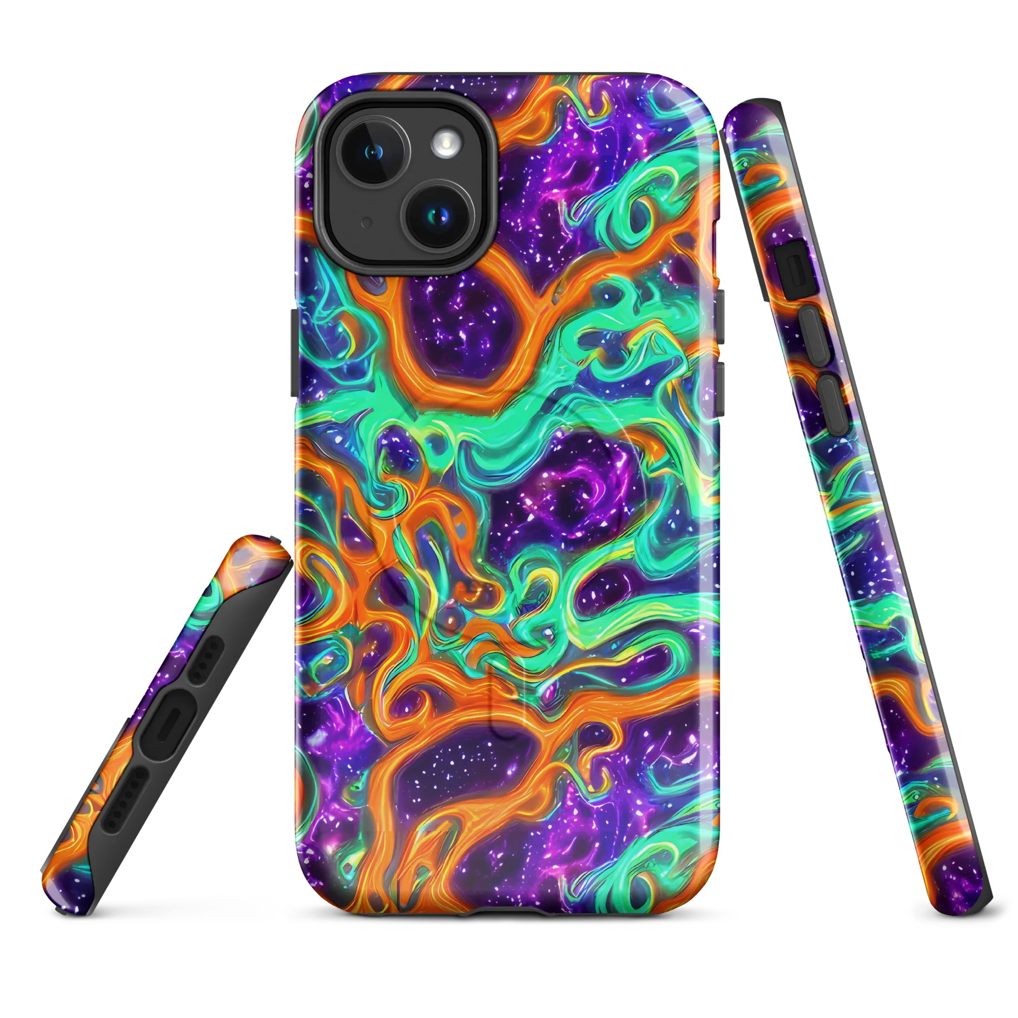 Stellar Lava on MagSafe Tough Case for iPhone® — Front