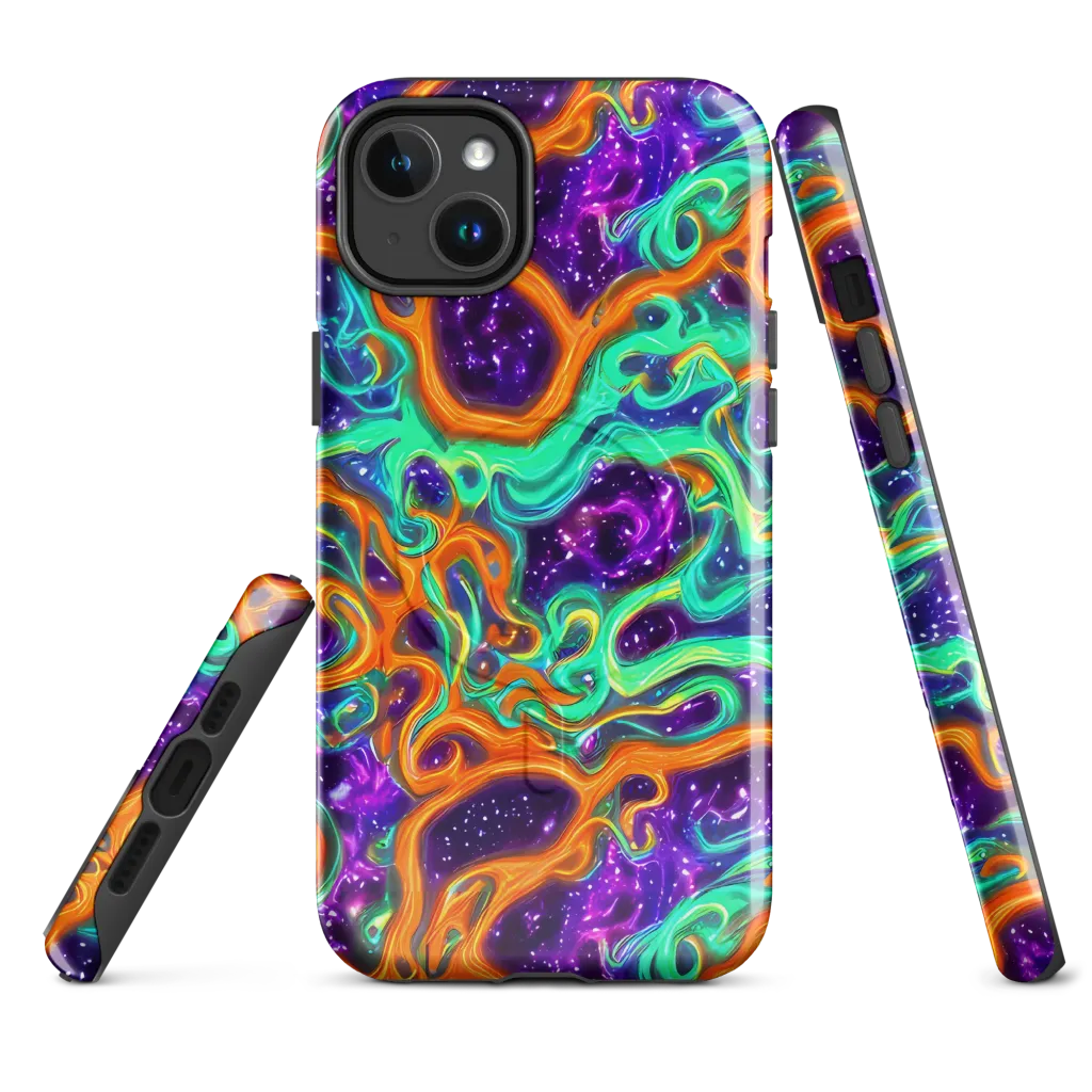 Stellar Lava on MagSafe Tough Case for iPhone® — Front