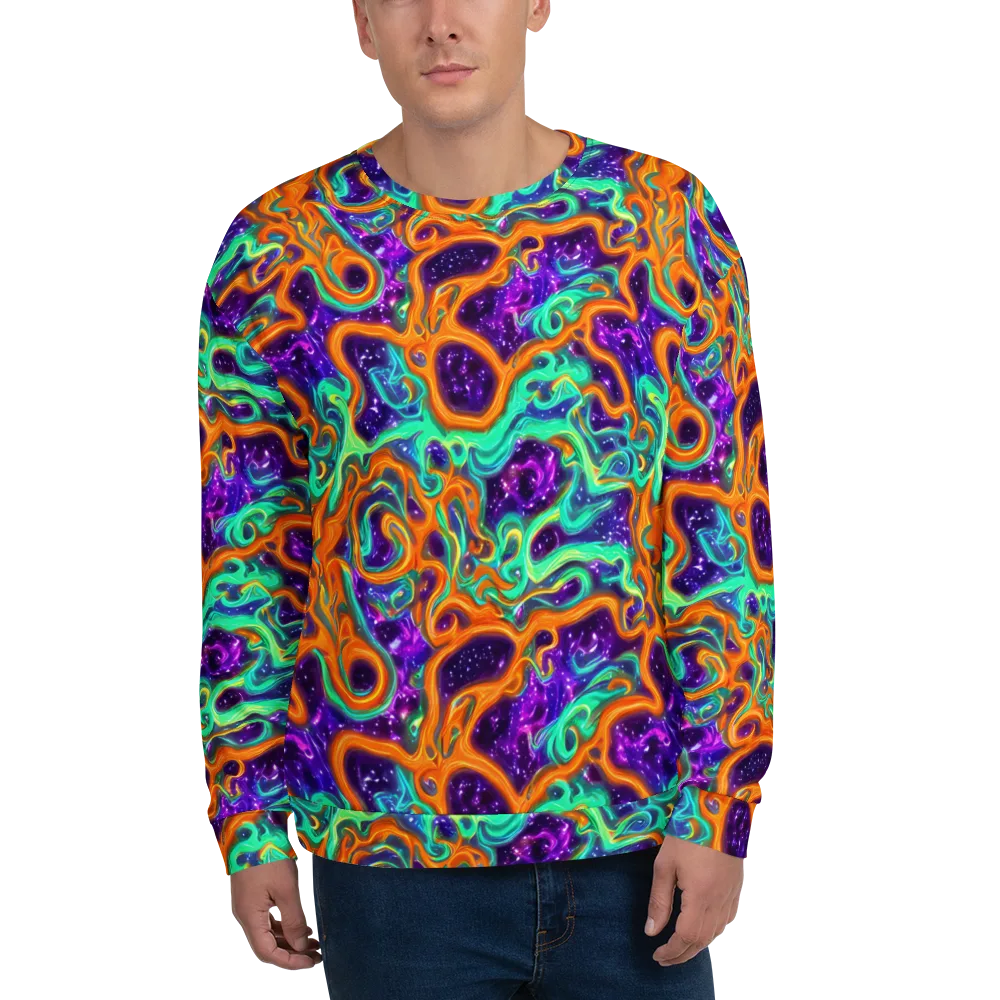 Stellar Lava on Sweatshirt — Front