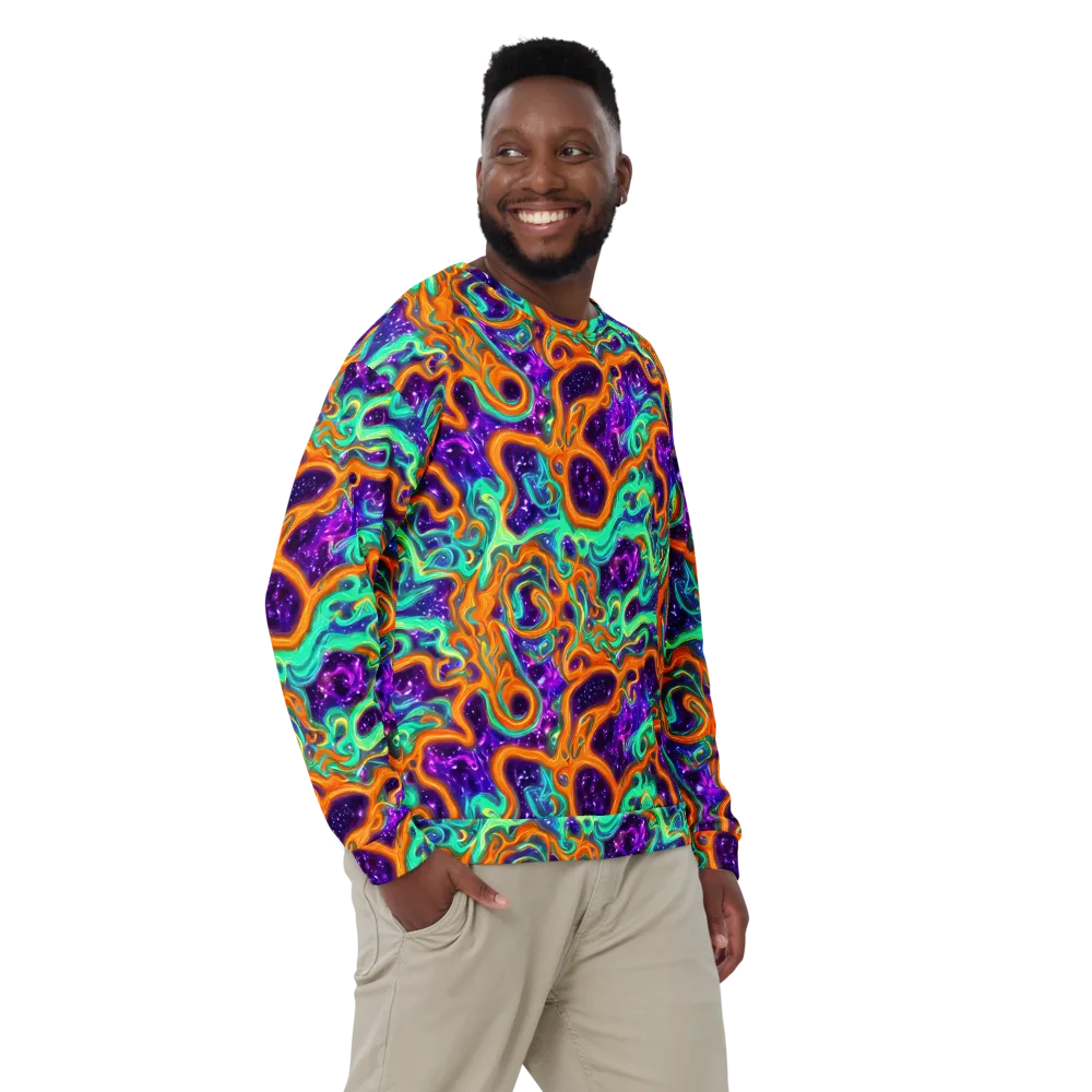 Stellar Lava on Sweatshirt — Front