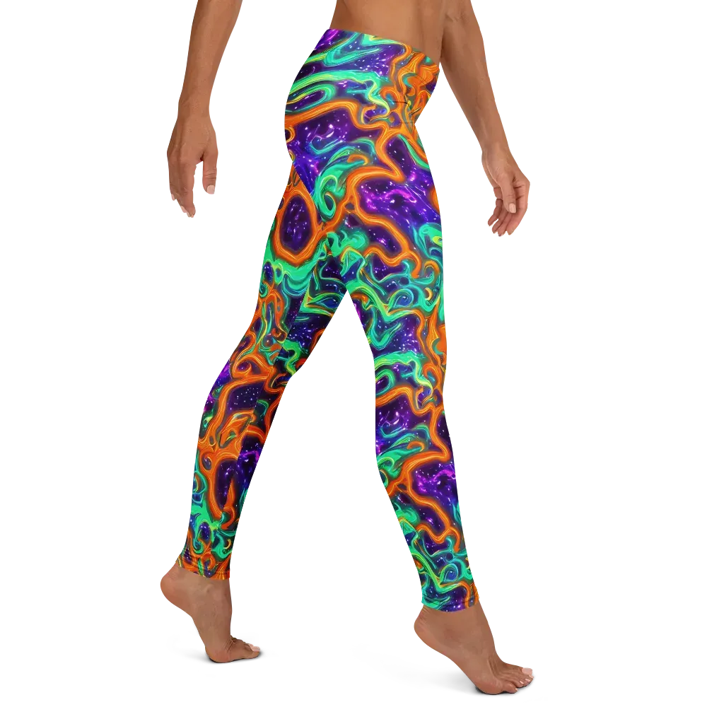 Stellar Lava on Leggings — Right