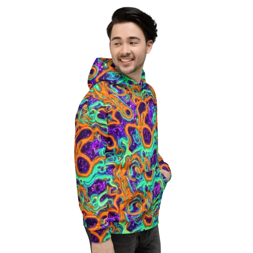Stellar Lava on a Hoodie