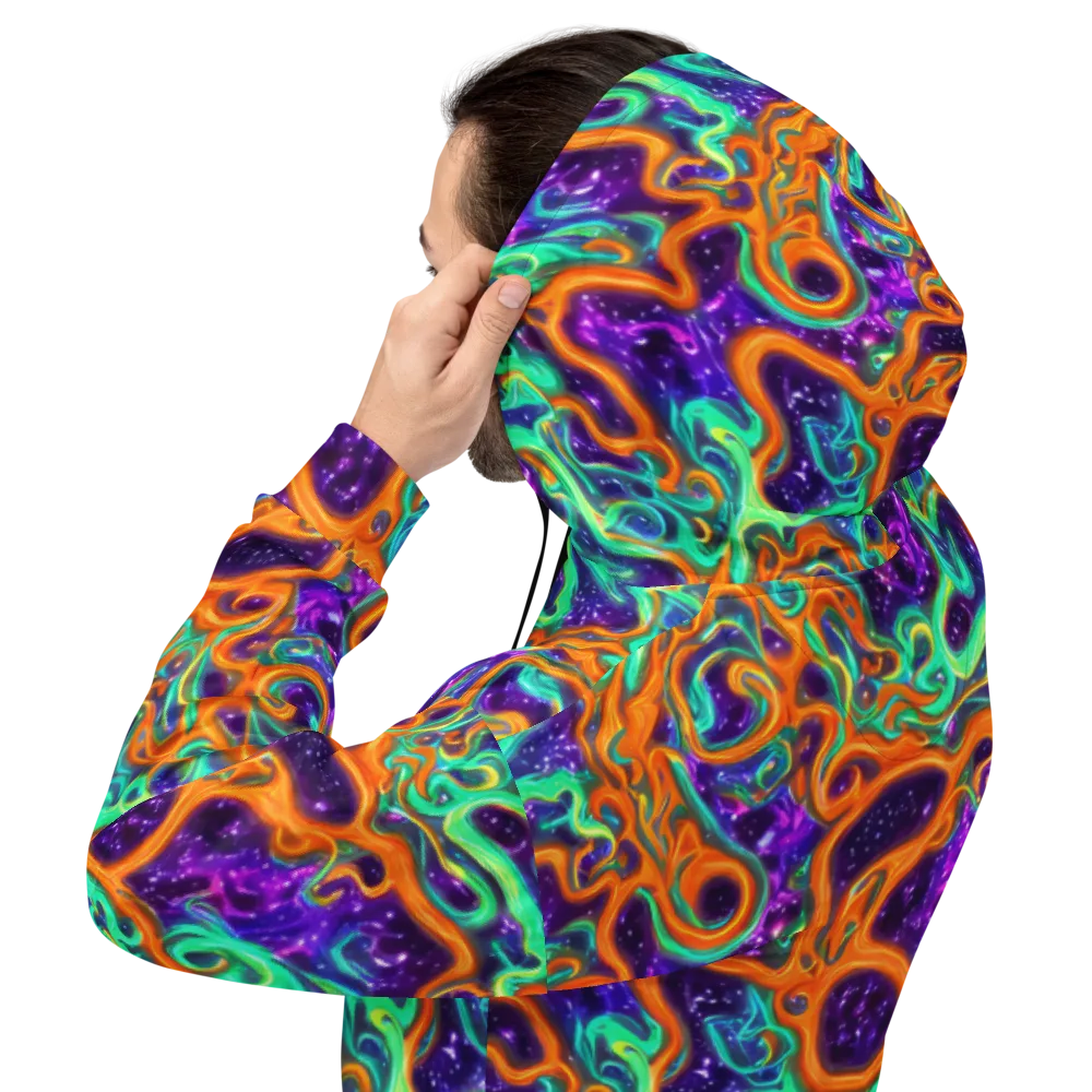 Stellar Lava on Hoodie — Back