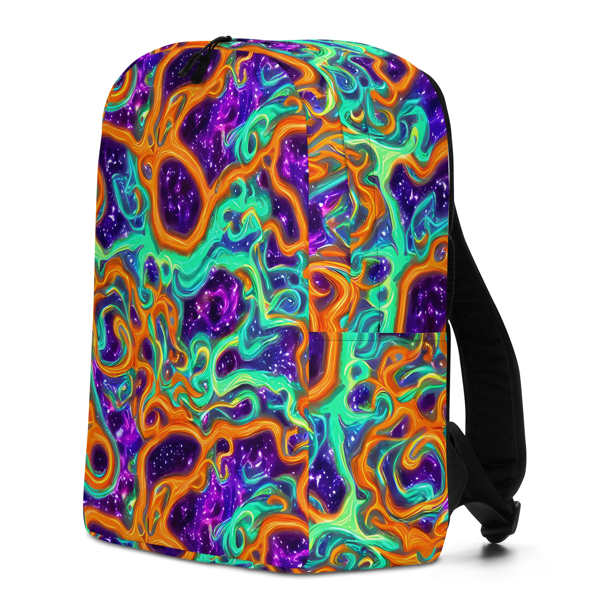 Stellar Lava on Minimalist Backpack — Left