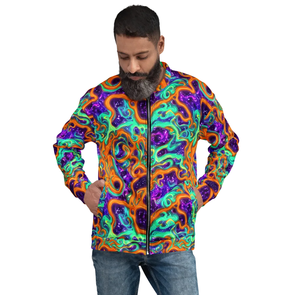 Stellar Lava on Bomber Jacket — Front