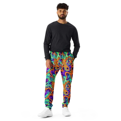 Stellar Lava on a Men's Joggers