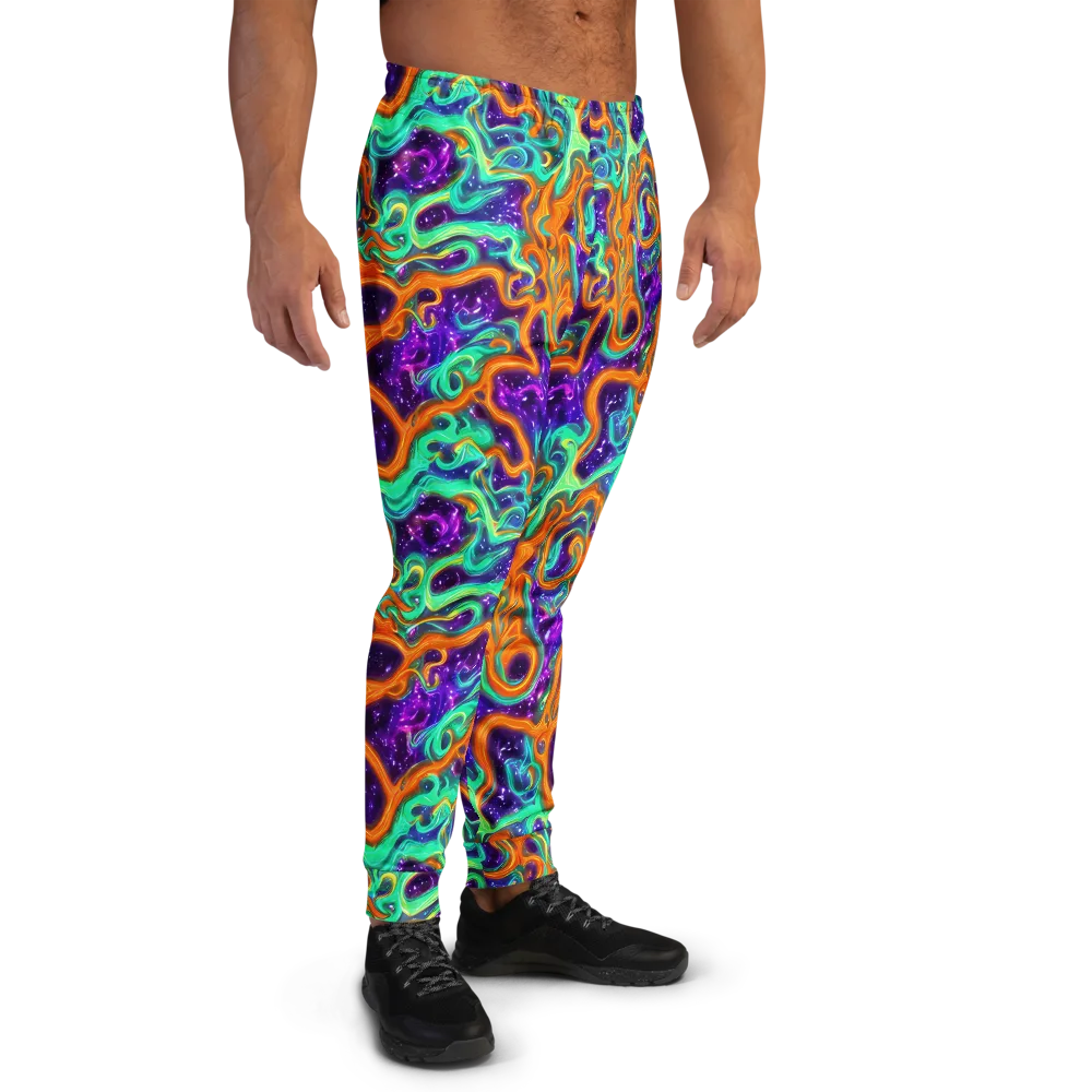 Stellar Lava on Men's Joggers — Right
