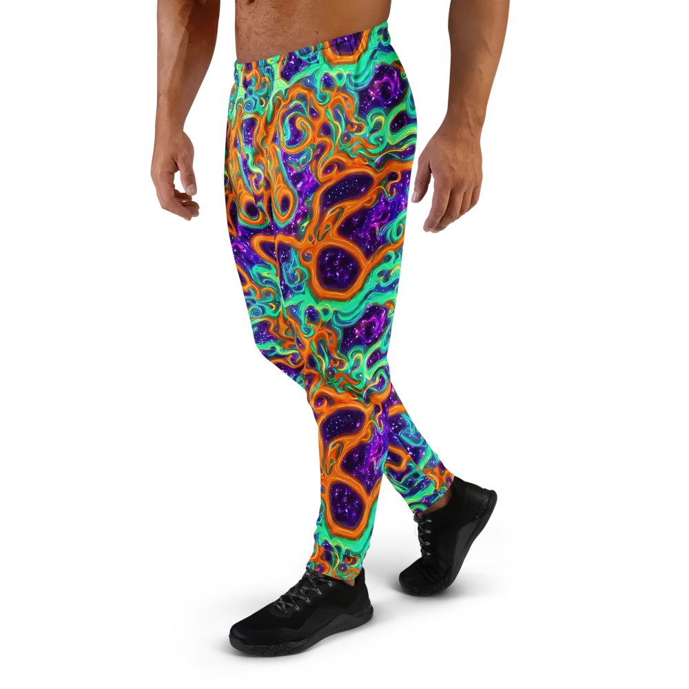 Stellar Lava on Men's Joggers — Left