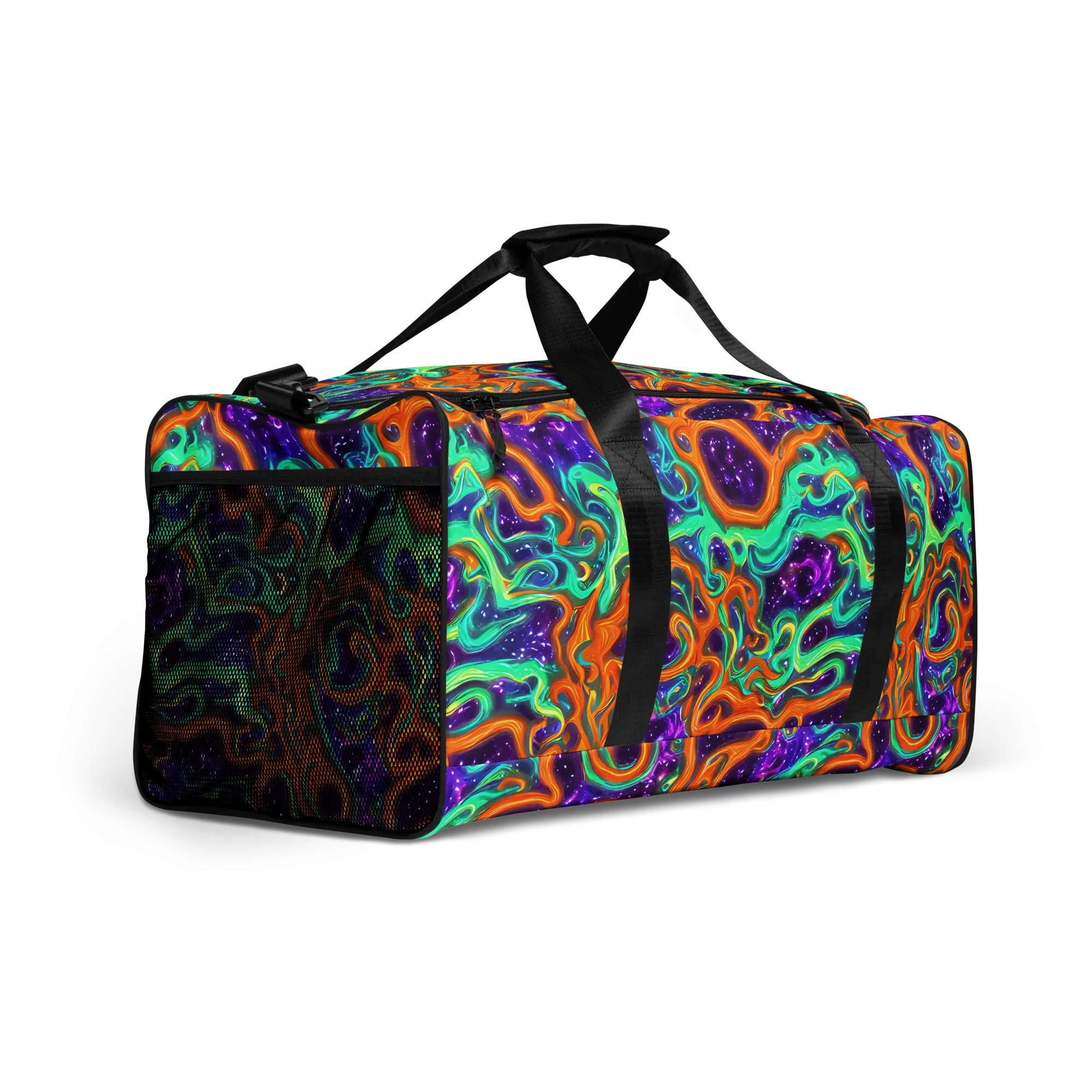 Stellar Lava on Duffle Bag — Right Front