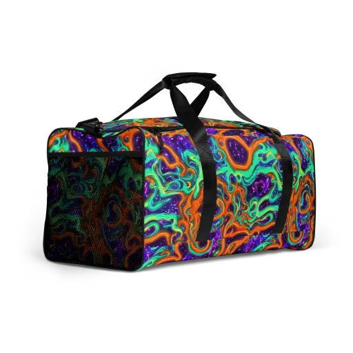 Stellar Lava on a Duffle Bag