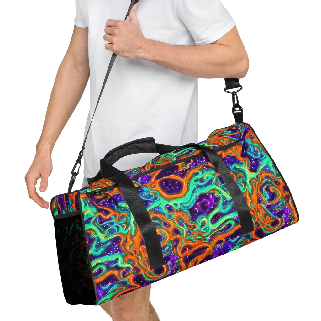 Stellar Lava on Duffle Bag — Right Front