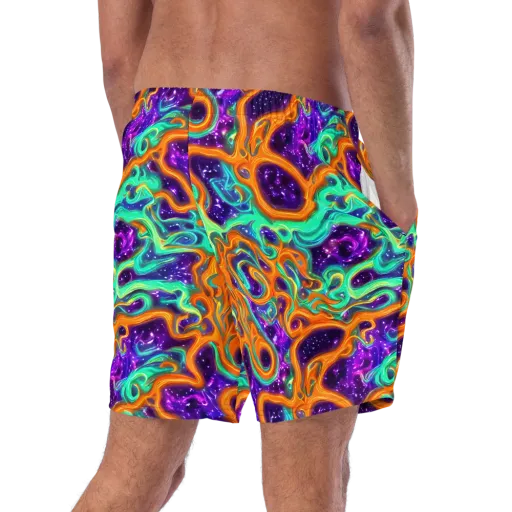 Stellar Lava on a Swim Trunks