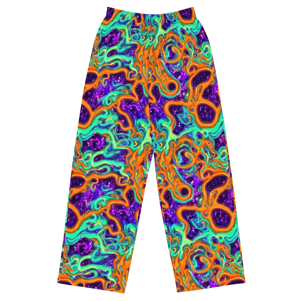 Stellar Lava on Wide-Leg Pants — Front