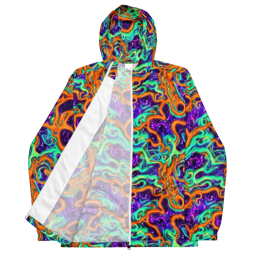 Stellar Lava on Men's Windbreaker — Front