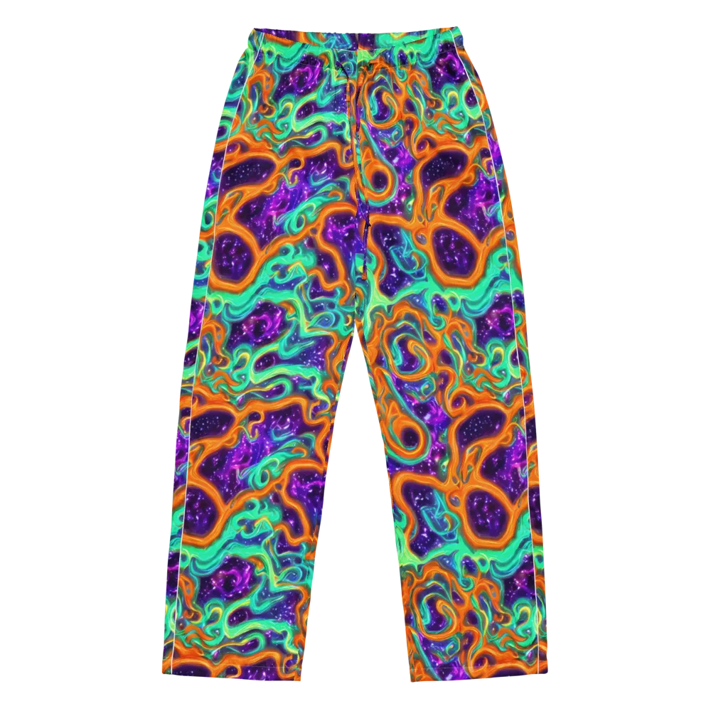 Stellar Lava on Women's Pajama Pants — Front