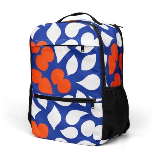 Orange Blossom Static on a Utility Backpack