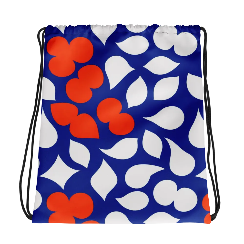 Orange Blossom Static on Drawstring Bag — Photo