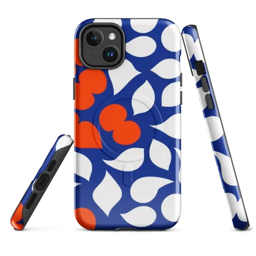 Orange Blossom Static on a MagSafe Tough Case for iPhone®