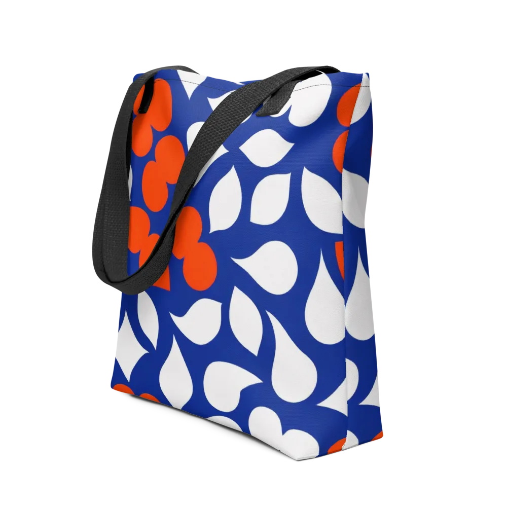 Orange Blossom Static on Tote Bag — Front