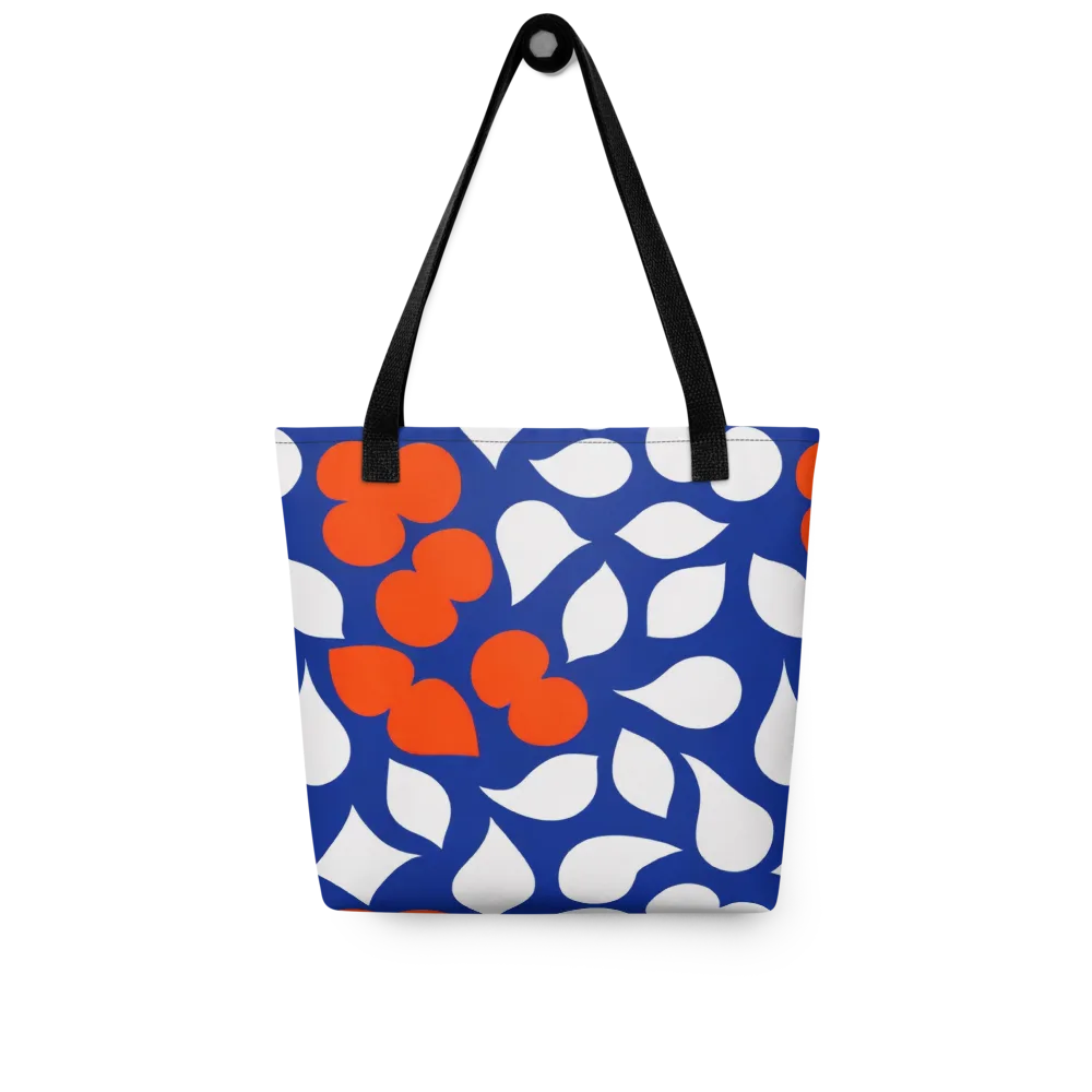 Orange Blossom Static on Tote Bag — Front