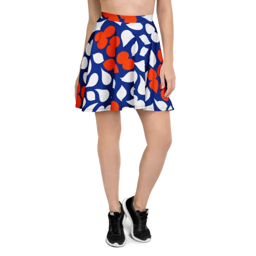 Orange Blossom Static on a Skater Skirt