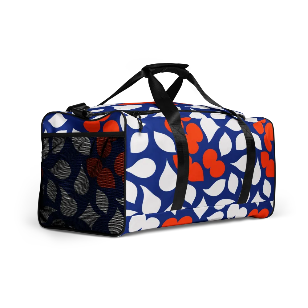Orange Blossom Static on Duffle Bag — Right Front