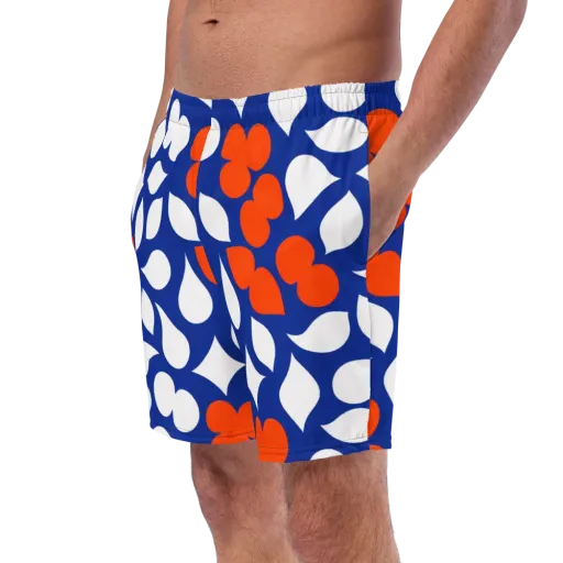 Orange Blossom Static on a Swim Trunks