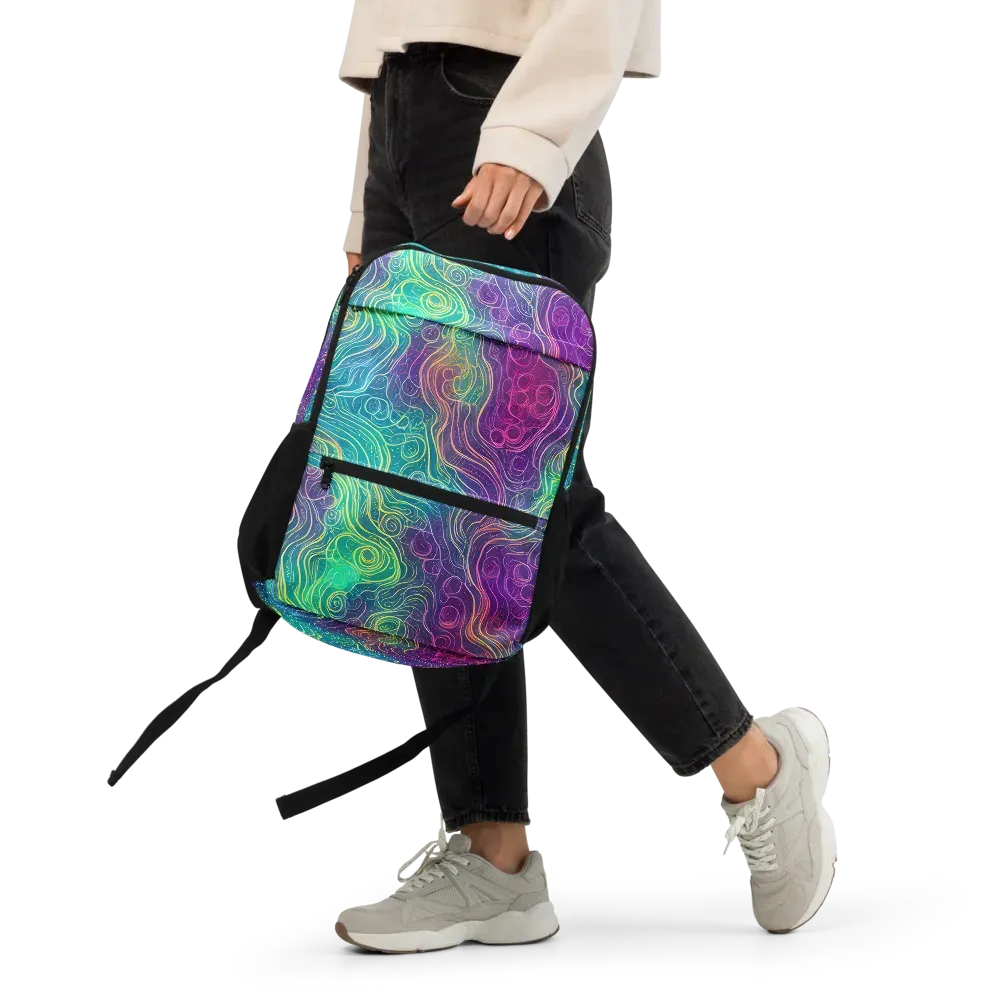 Chromatic Currents on Utility Backpack — Front