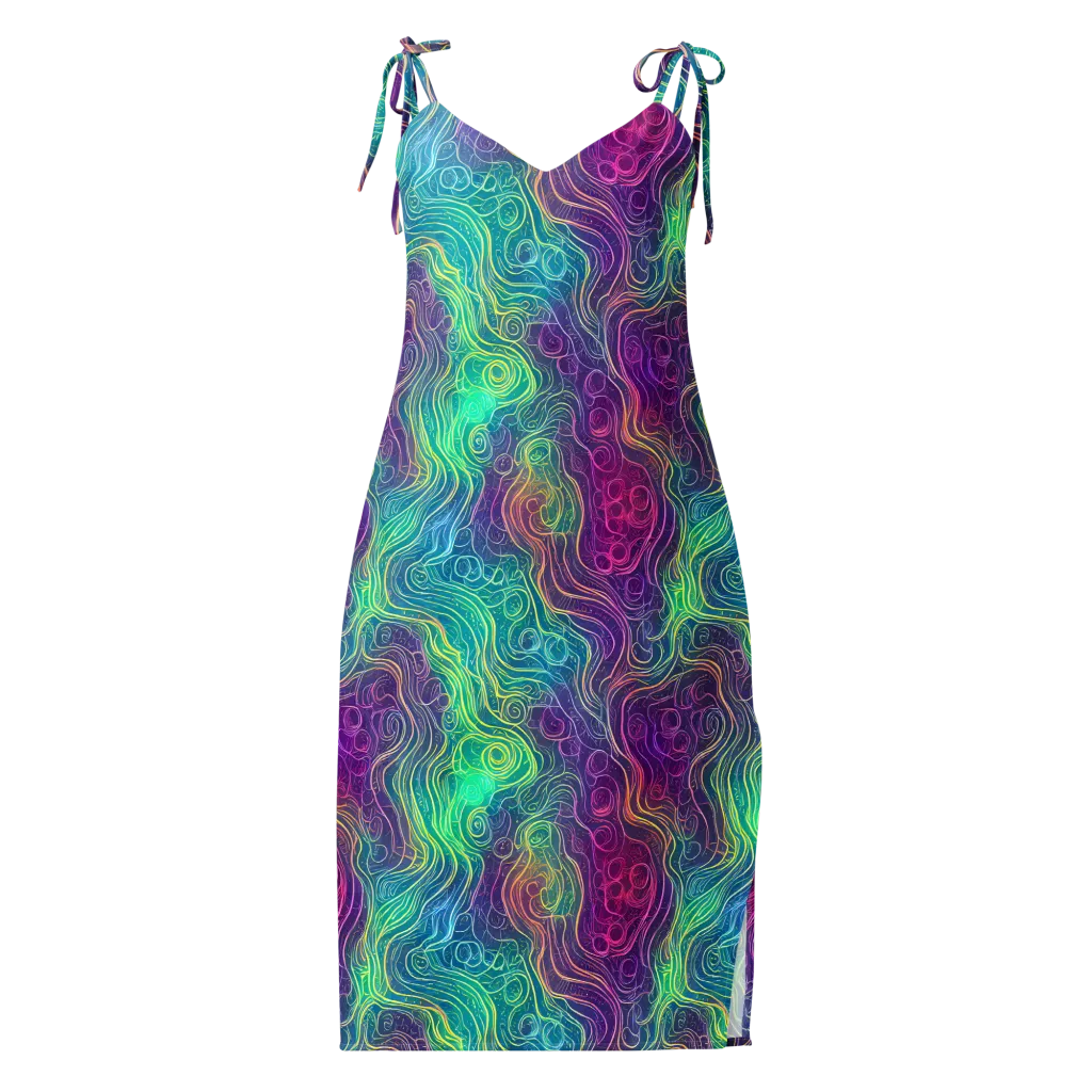 Chromatic Currents on Slip Dress — Front