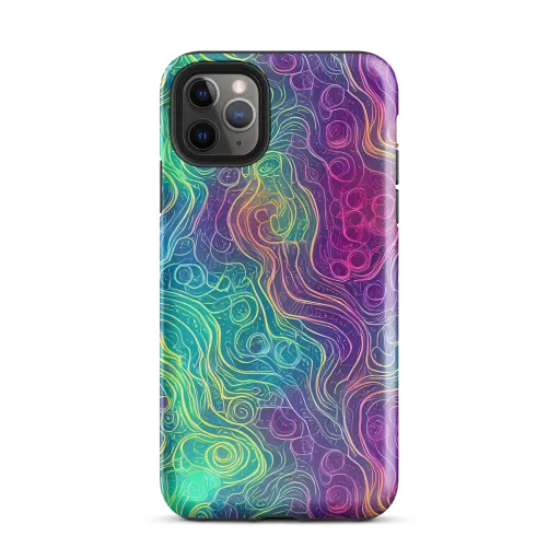 Chromatic Currents on a Tough Case for iPhone®