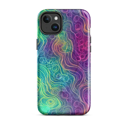 Chromatic Currents on a MagSafe Tough Case for iPhone®