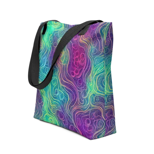 Chromatic Currents on a Tote Bag