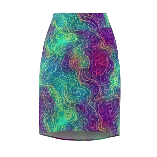 Chromatic Currents on a Pencil Skirt