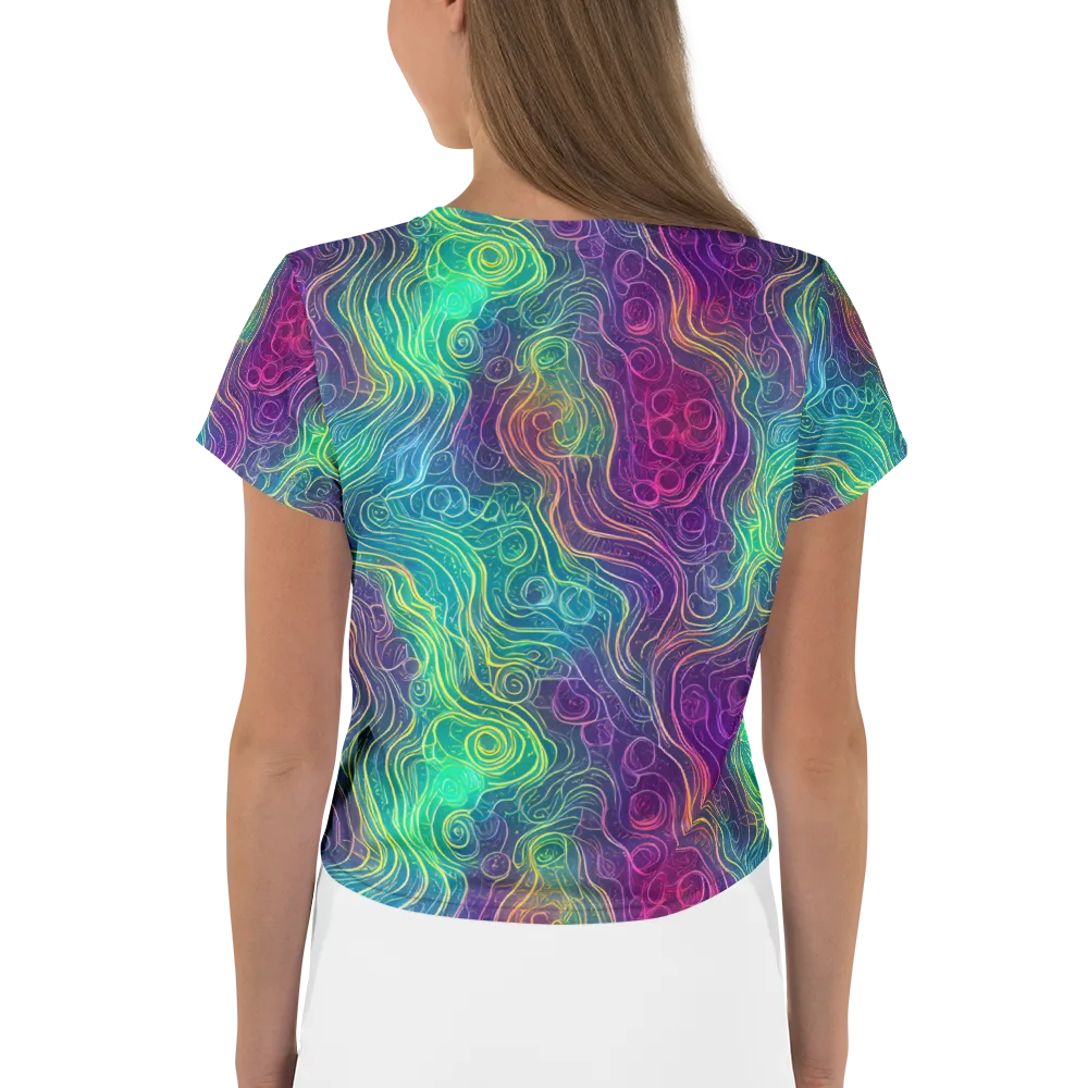 Chromatic Currents on Crop Tee — Back