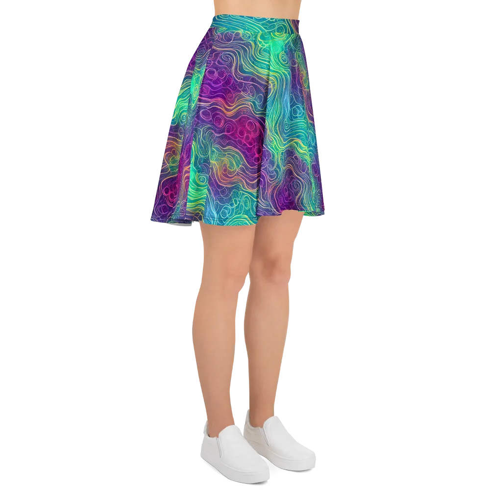 Chromatic Currents on Skater Skirt — Right