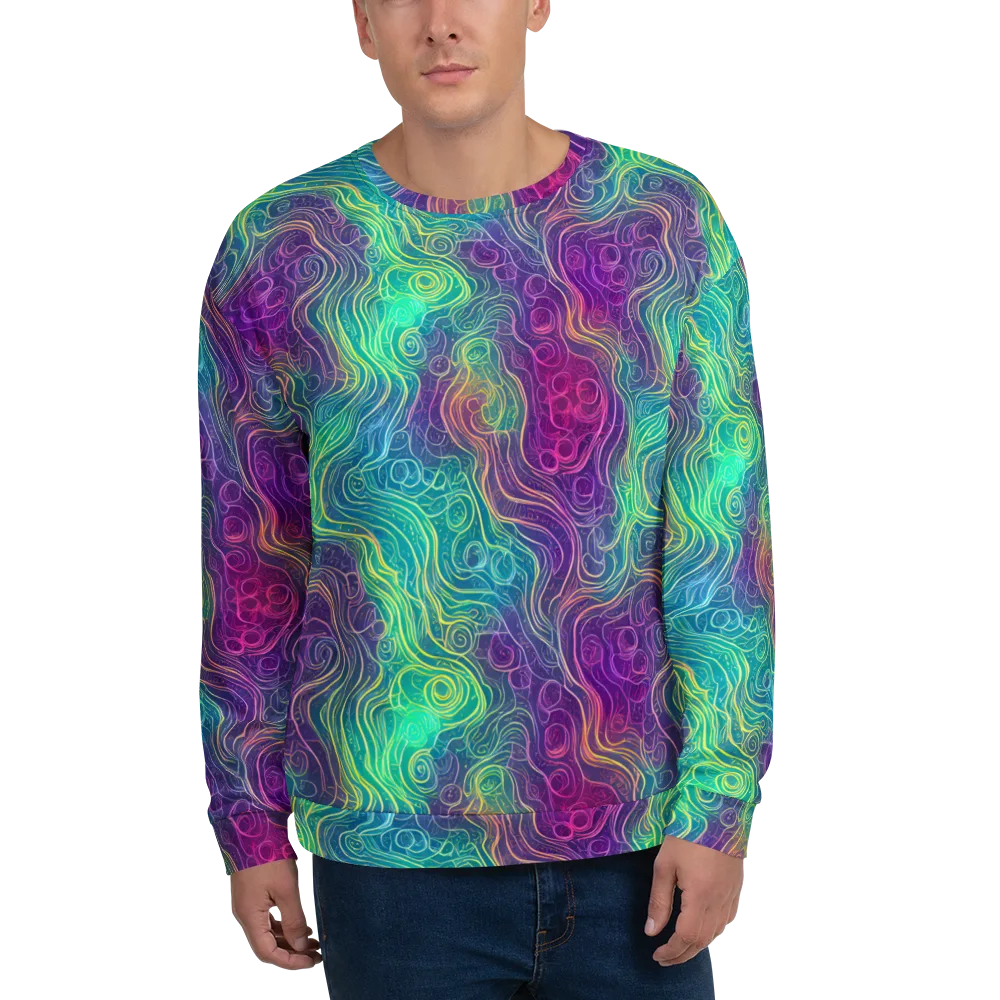 Chromatic Currents on Sweatshirt — Front